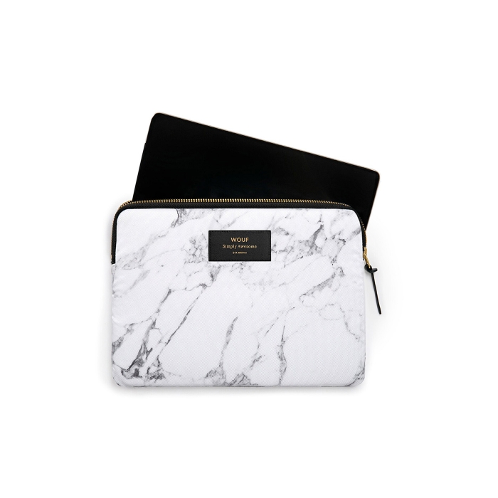 Wouf White Marble iPad Kılıfı