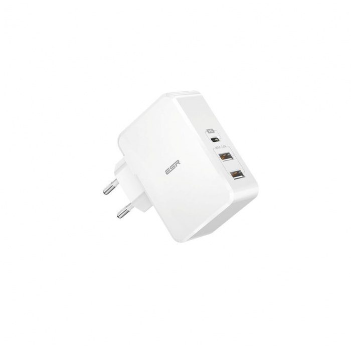 Esr Pd Wall 41W USB-C + 2 USB-A Şarj Cihazı Beyaz