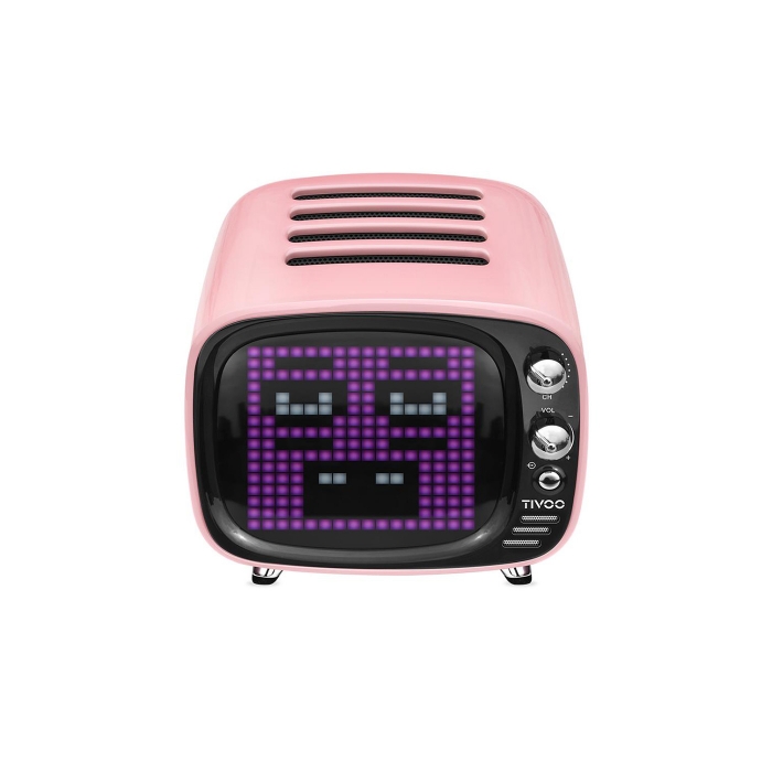 Divoom Tivoo Pixel Art Smart Bluetooth Hoparlör Pembe