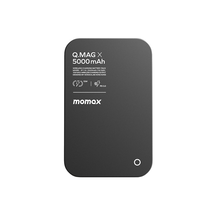 Momax Q.Mag X Siyah 5.000mah Magsafe Powerbank