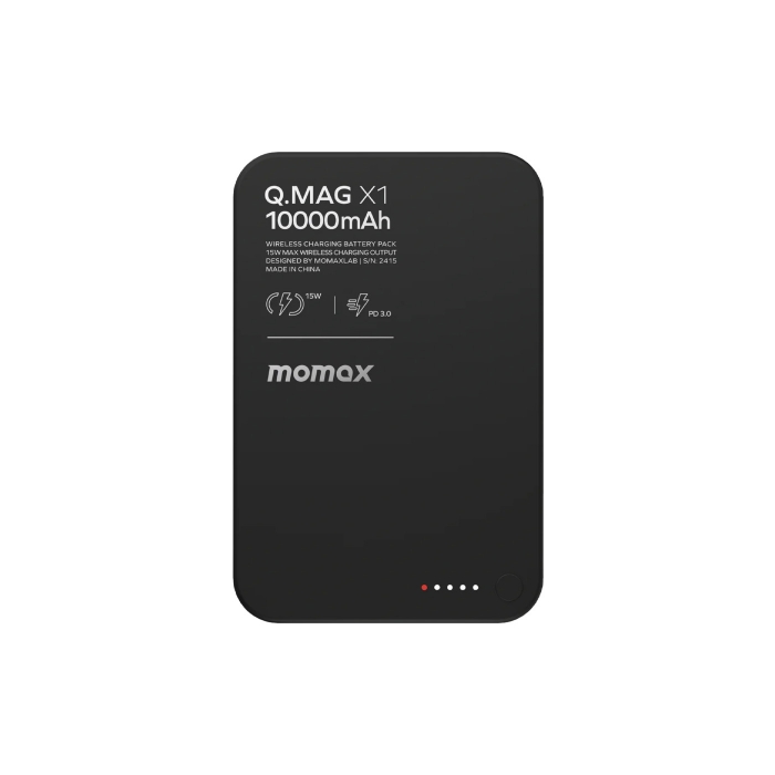 Momax Q.Mag X1 Siyah 10.000mah Magsafe Powerbank