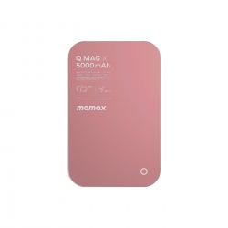 Momax Q.Mag X Pembe 5.000mah Magsafe Powerbank