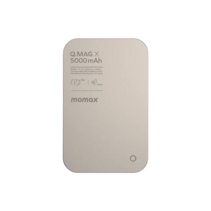 Momax Q.Mag X Titanyum 5.000mah Magsafe Powerbank