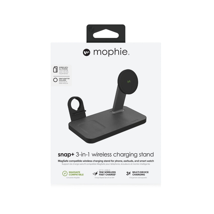 Mophie Snap 3in1 Magsafe Özellikli Şarj Stand