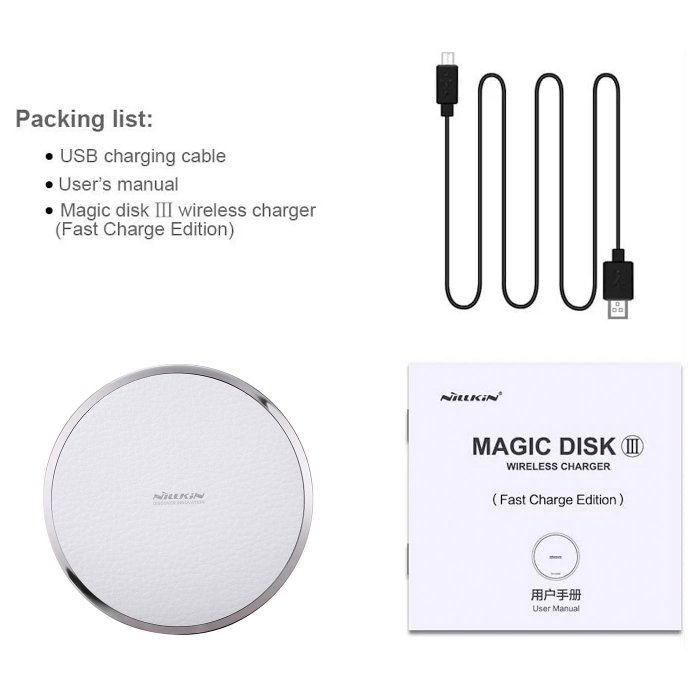 Nillkin Magic Disc3 10W Hızlı Şarj