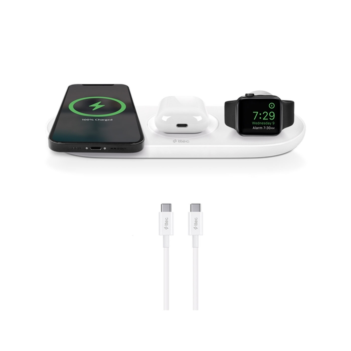 Ttec Smart Charger Air 3in1 Kablosuz Özellikli Şarj Stand