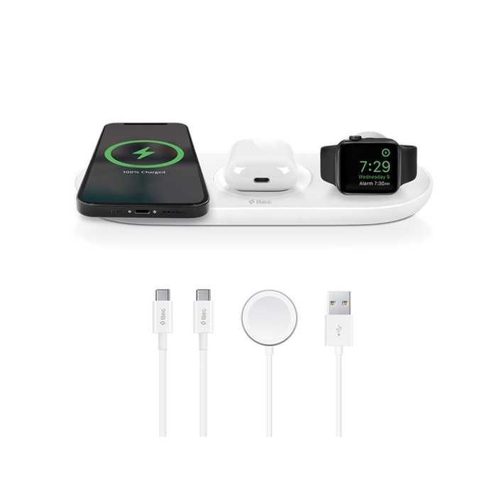 Ttec Smart Charger Air 3in1 Kablosuz Özellikli Şarj Stand