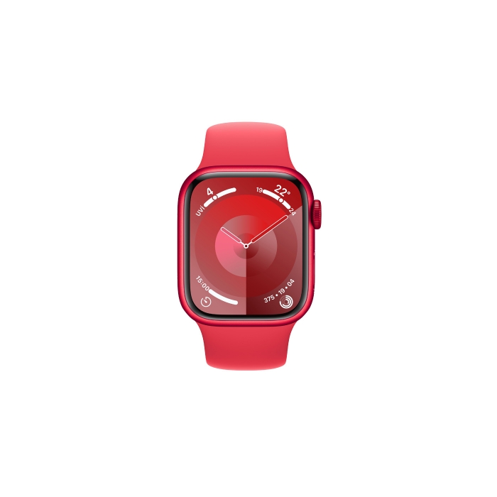 Watch 9 GPS 41mm (Product)Red Alüminyum Kasa ve (Product)Red Spor Kordon M/L MRXH3TU/A