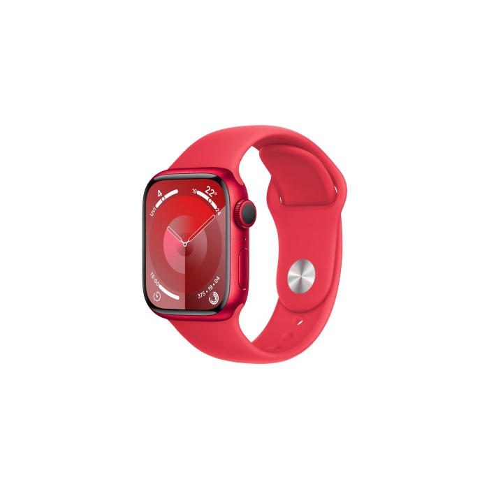 Watch 9 GPS 45mm (Product)Red Alüminyum Kasa ve (Product)Red Spor Kordon M/L MRXK3TU/A